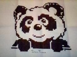 Cross stitch square for Alexander M's quilt