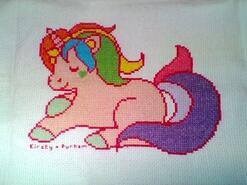 Cross stitch square for Reagan D's quilt