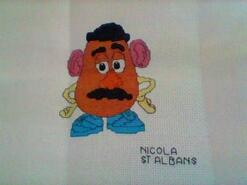 Cross stitch square for Liam J's quilt