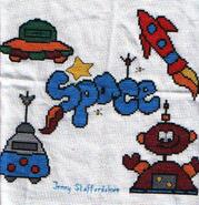 Cross stitch square for Dean B's quilt