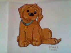 Cross stitch square for Ellie Mae P's quilt