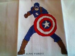 Cross stitch square for Leia A's quilt