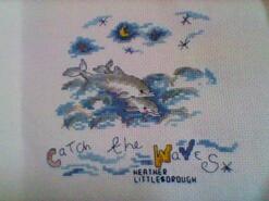 Cross stitch square for Kian W's quilt