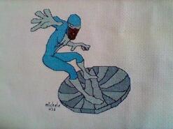Cross stitch square for Amine B's quilt