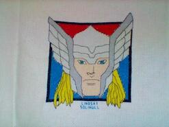 Cross stitch square for Amine B's quilt