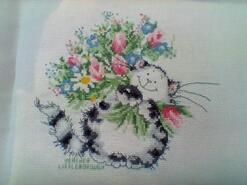 Cross stitch square for Bethany W's quilt