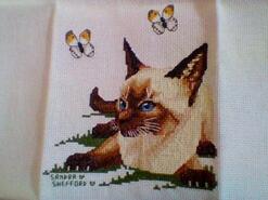 Cross stitch square for Bethany W's quilt