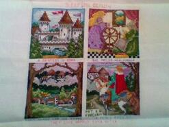 Cross stitch square for Daisy E's quilt