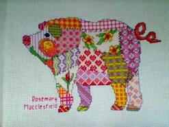 Cross stitch square for Charlie Y's quilt