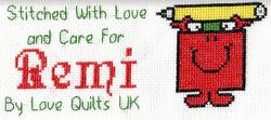 Cross stitch square for Remi H's quilt