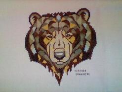 Cross stitch square for Robin T's quilt