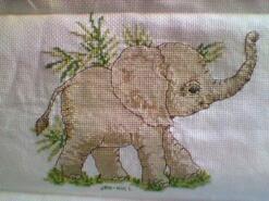 Cross stitch square for Caelyn T's quilt