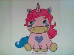 Cross stitch square for Evie R's quilt