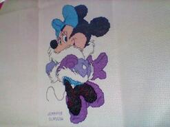 Cross stitch square for Aleeza T's quilt