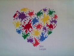 Cross stitch square for Poppy K's quilt