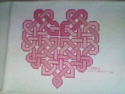 Cross stitch square for Poppy K's quilt