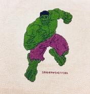 Cross stitch square for Regan G's quilt