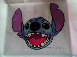 Cross stitch square for Evalyn C's quilt