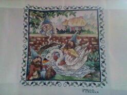 Cross stitch square for Grace B's quilt