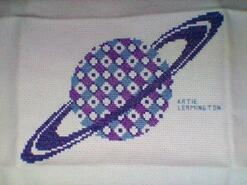 Cross stitch square for Harry B's quilt