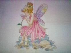 Cross stitch square for Paris N's quilt