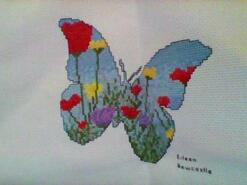 Cross stitch square for Jasmine A's quilt