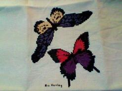 Cross stitch square for Jasmine A's quilt