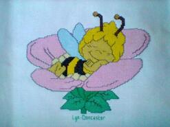 Cross stitch square for Jasmine A's quilt