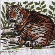 Cross stitch square for Amelia E's quilt