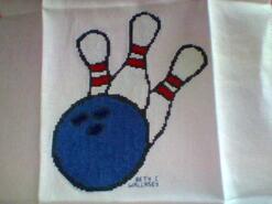 Cross stitch square for Oliver W's quilt
