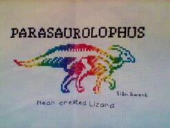 Cross stitch square for Charlie L's quilt