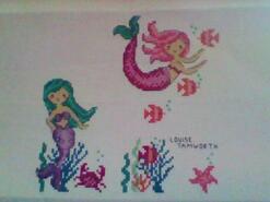Cross stitch square for Amelia B's quilt