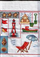 Cross stitch square for Isla W's quilt