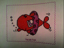 Cross stitch square for Isla W's quilt