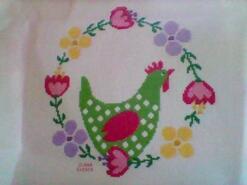 Cross stitch square for Summer L's quilt