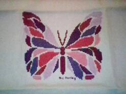 Cross stitch square for Summer L's quilt