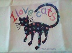 Cross stitch square for Summer L's quilt