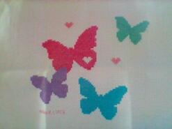 Cross stitch square for Scarlett C's quilt