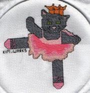 Cross stitch square for Erin's quilt