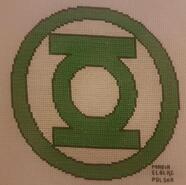 Cross stitch square for Khalen S's quilt