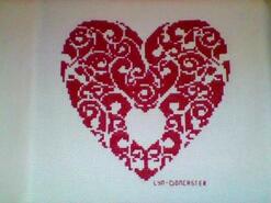 Cross stitch square for Alishah S's quilt