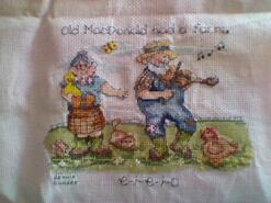 Cross stitch square for Evie P's quilt