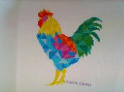 Cross stitch square for Evie P's quilt