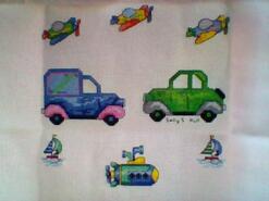 Cross stitch square for Reece C's quilt