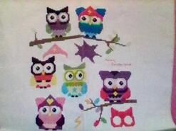 Cross stitch square for Nathan W's quilt
