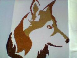 Cross stitch square for Mason B's quilt