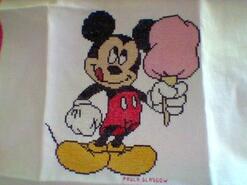 Cross stitch square for Alfie G's quilt