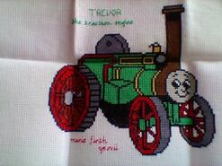 Cross stitch square for Jordon S's quilt