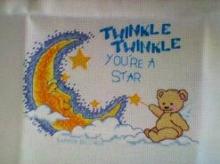 Cross stitch square for Aryan S's quilt