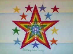 Cross stitch square for Aryan S's quilt